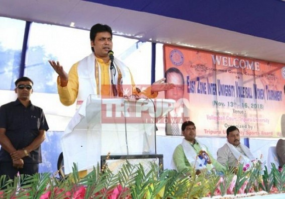 Ganja, Gomutra affected Motormouth continues to assume Tripura Public as 'Fools’ : Biplab Deb claims 'Nobody feels unhappy after girl-child's birth since Modi era from 2014' Ganja, Gomutra affected Motormouth continues to assume Tripura Public as 'Fools’ : Biplab Deb claims 'Nobody feels unhappy after girl-child's birth since Modi era from 2014'